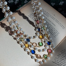 Load image into Gallery viewer, Vintage Style Multiple Gems Necklace
