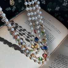 Load image into Gallery viewer, Vintage Style Multiple Gems Necklace
