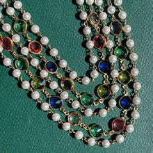 Load image into Gallery viewer, Vintage Style Multiple Gems Necklace
