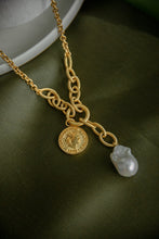 Load image into Gallery viewer, Antique Coin Baroque Necklace
